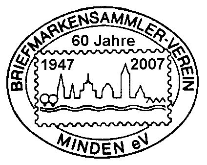 BMSV Minden. Vereinsstempel 60 Jahre 18 08 2007