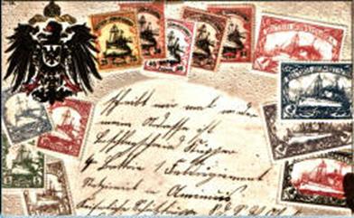 Namibia: alte deutsch-sdwestafrikanische Postkarte aus Gobabis